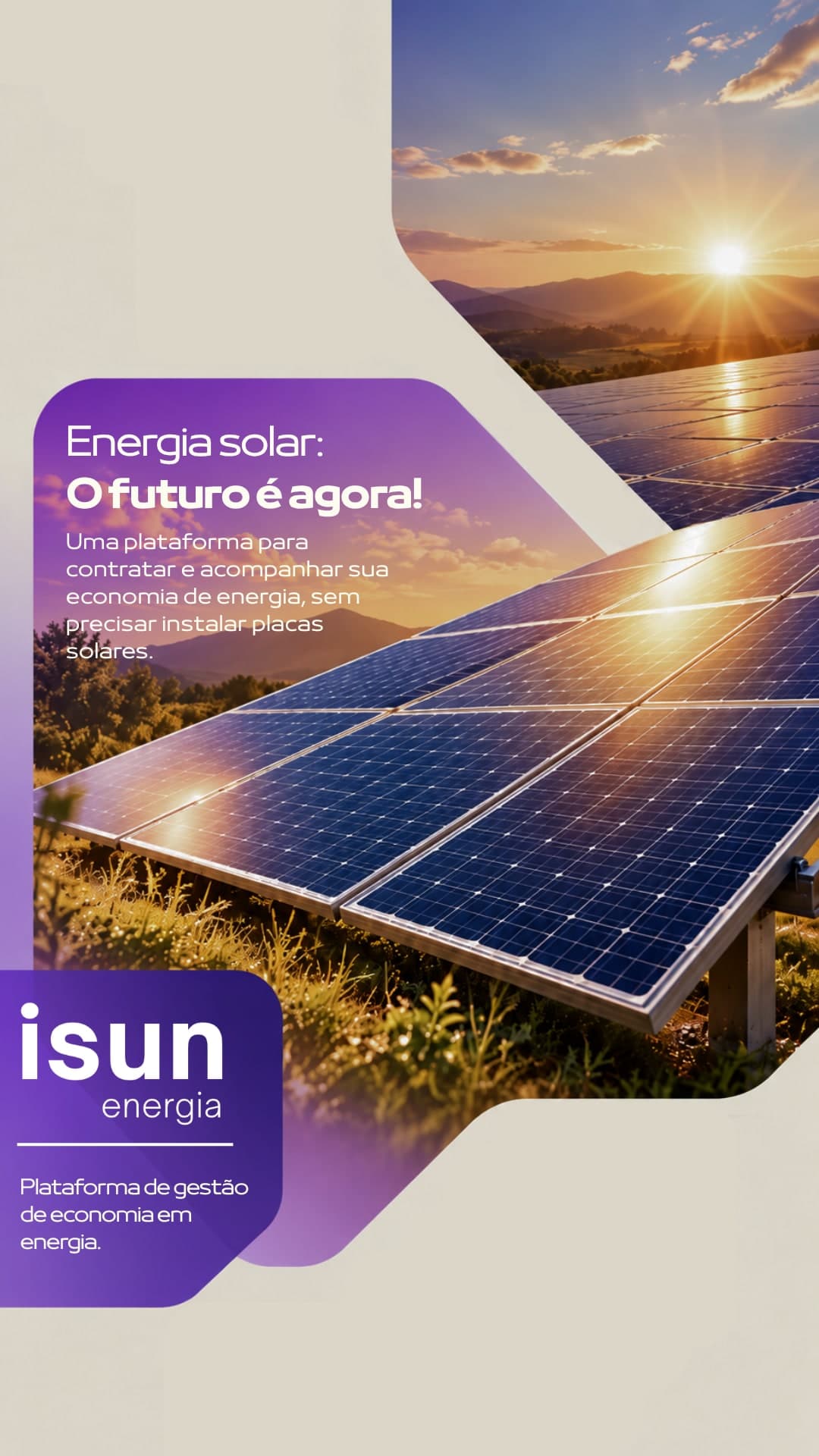 Poster do case isun energia